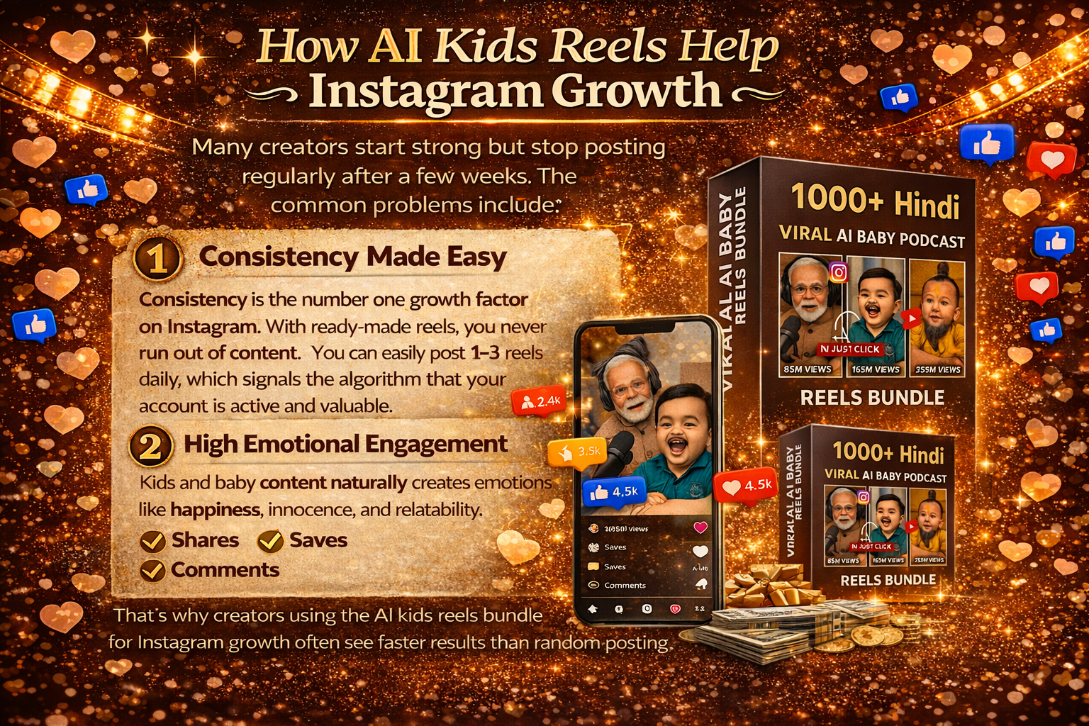 How AI Kids Reels Help Instagram Growth