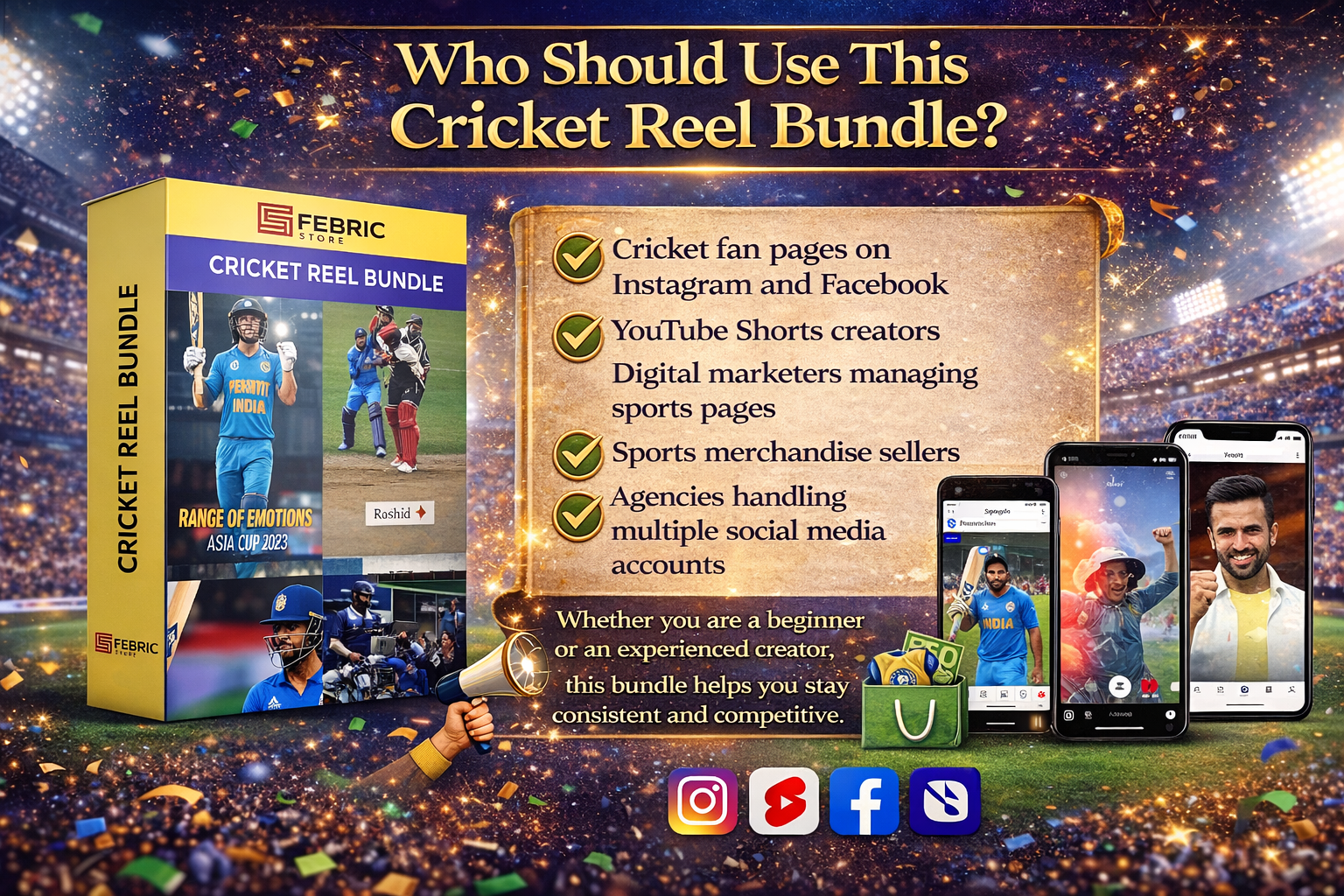 Who Should Use This Cricket Reel Bundle